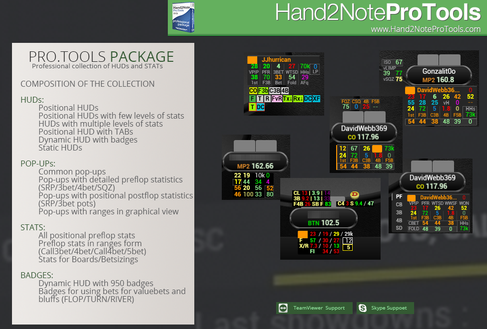 Hand2Note - Poker HUDs and popups shop